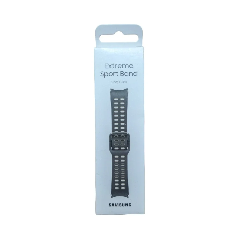 29-O Samsung Extreme Sport Band One Click For Watch4 Or Later 20mm Graphite M/L